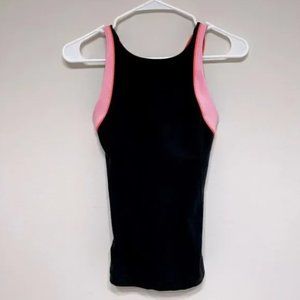 Lululemon Black Criss Cross Tank Pink 6